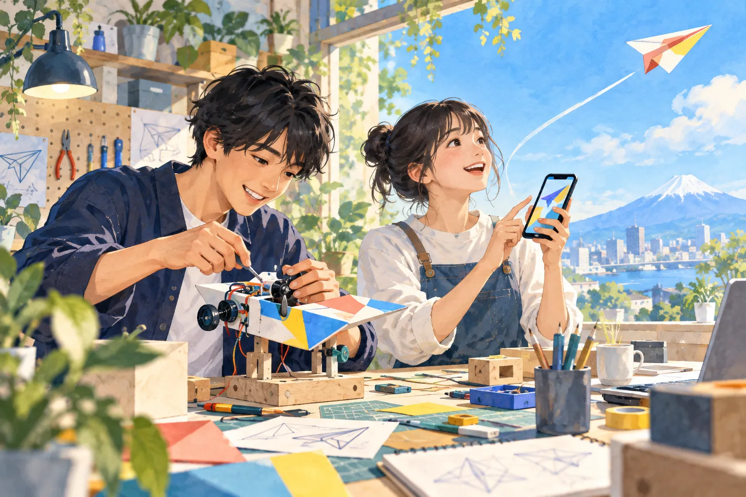 アイデアを試作品にして確かめる人たち